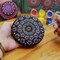 Paint by Numbers Kits for Adults – Mandala Rock Painting Dot Art Kit with Wooden Rocks, Mandala Stencils, Dotting Tools & Acrylic Paints, DIY Relaxing Craft Kit for Beginners and Hobby Artists